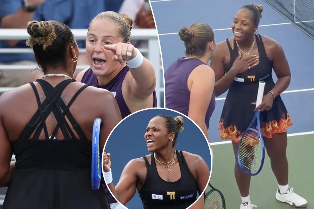Video reveals Taylor Townsend's words to Jelena Ostapenko during intense US Open exchange