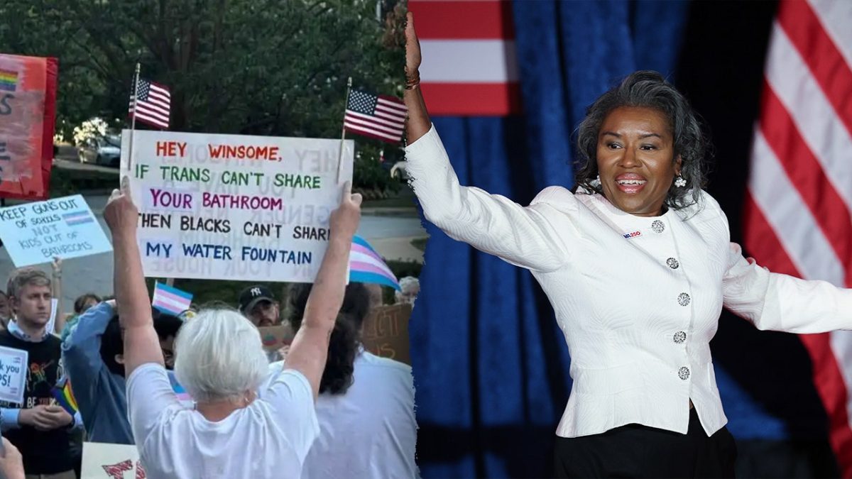 Virginia leaders denounce racist sign targeting Winsome Earle-Sears