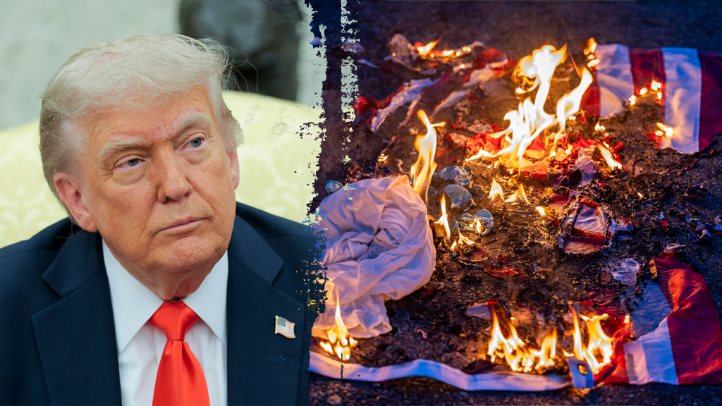 Why Trump's order on flag burning will encounter First Amendment issues