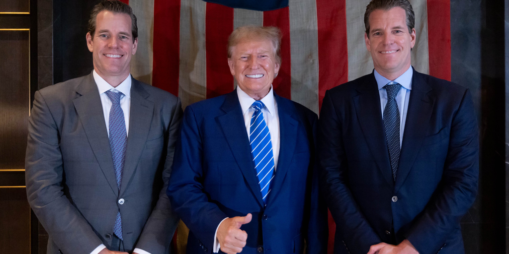 Winklevoss Twins Contribute $21 Million in Bitcoin to a Pro-Trump, Anti-Democrat Crypto PAC