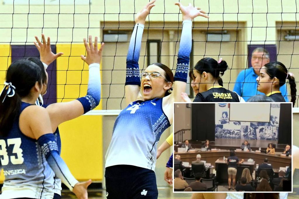 Withdrawal of a transgender high school volleyball player leads to a heated board meeting with parents in conflict