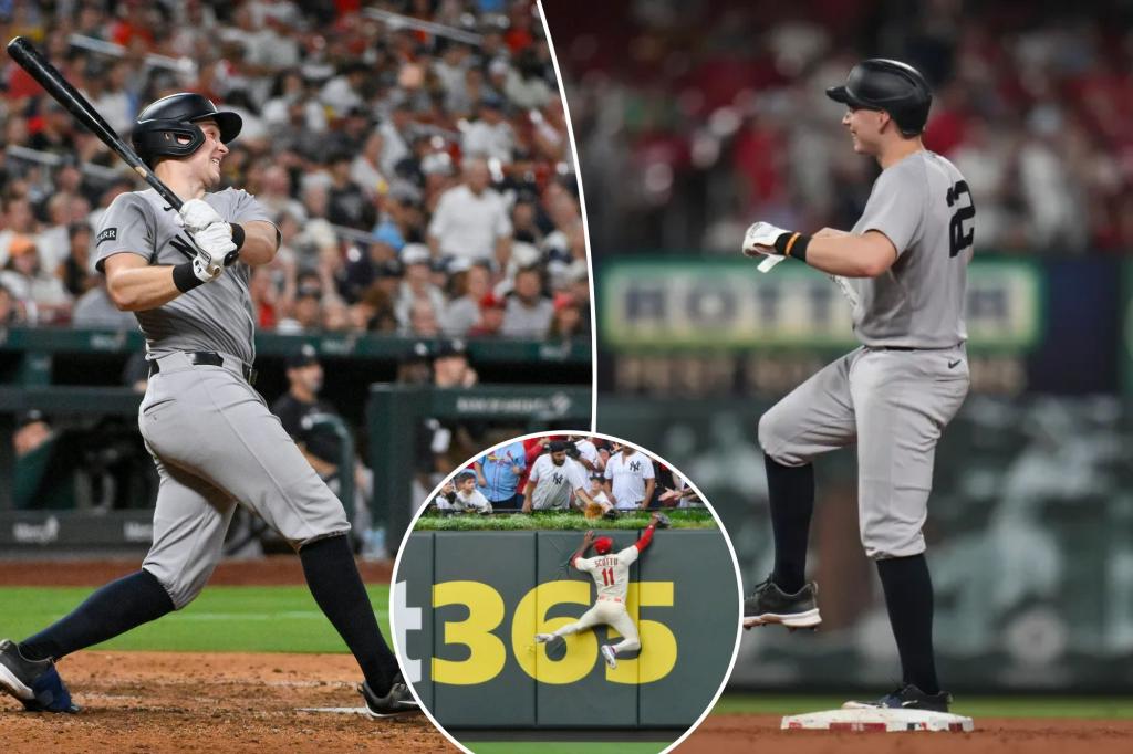 Yankees overpower Cardinals with Ben Rice's seven RBIs to win the series