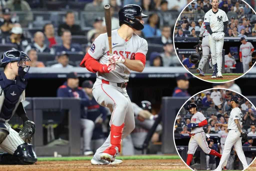 Yankees' relief pitchers and defense struggle in important defeat against Red Sox