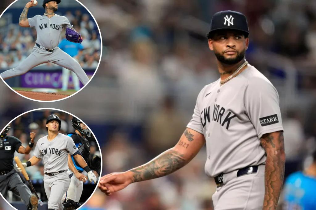 Yankees suffer a humiliating sweep by Marlins as Luis Gil struggles