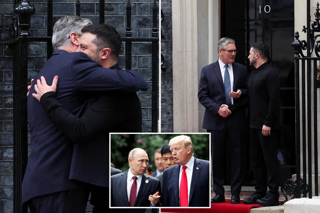 Zelensky holds talks with Starmer as Europe prepares for Trump-Putin meeting