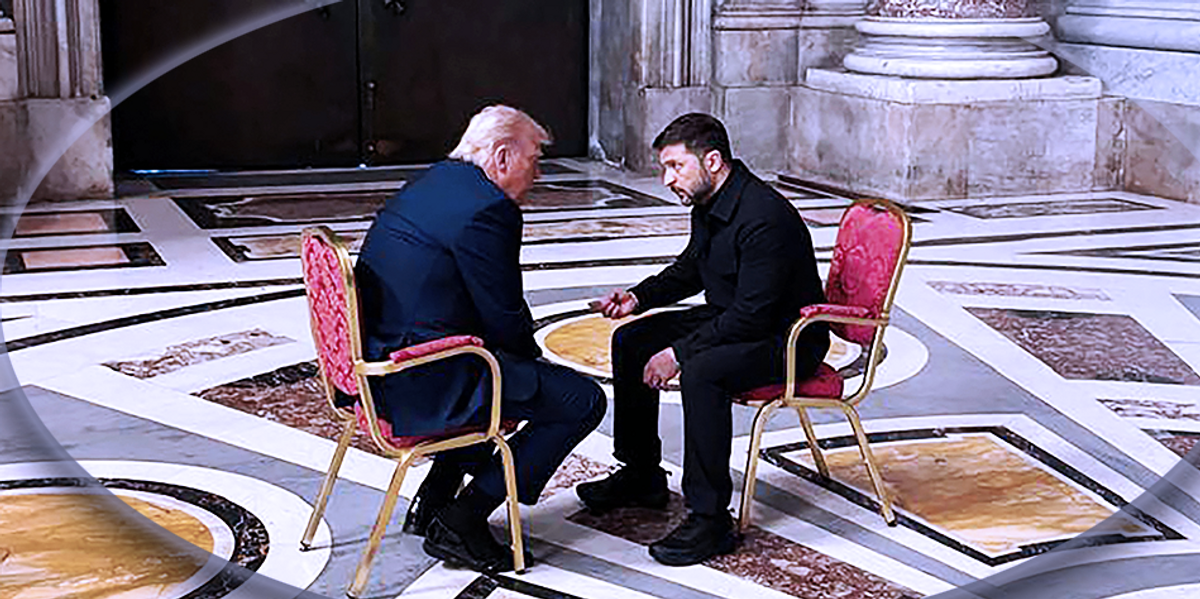 Zelenskyy sets a clear boundary before the three-way meeting