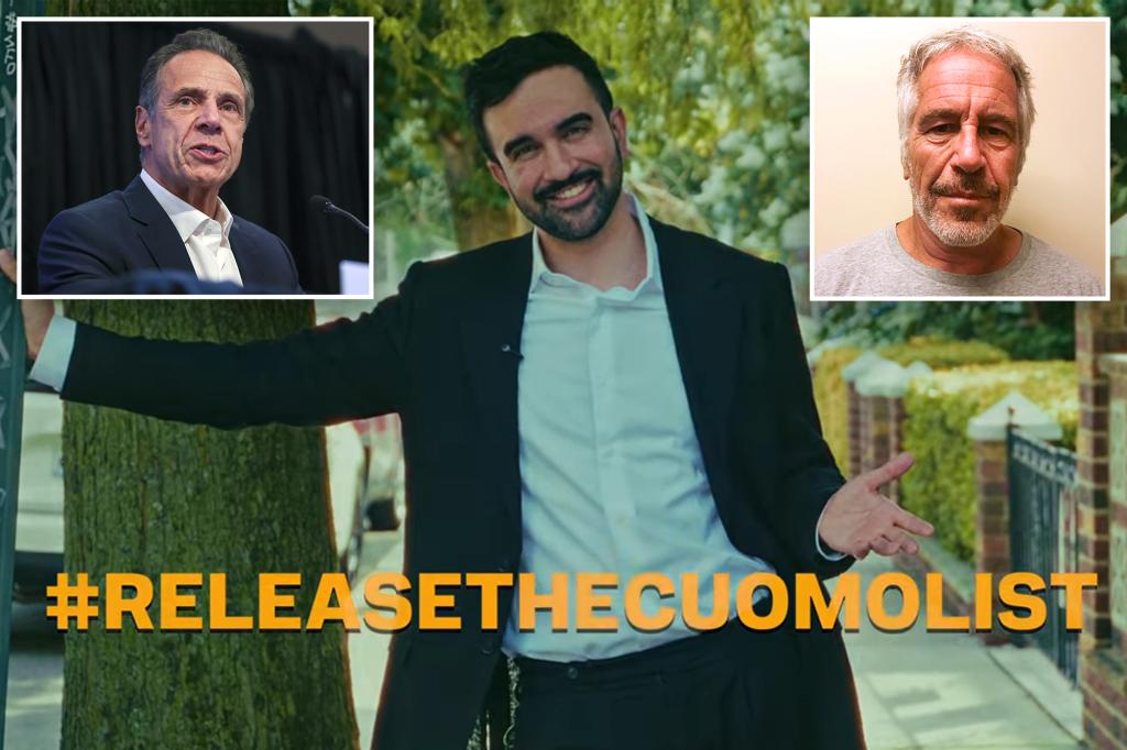 Zohran Mamdani links Andrew Cuomo with Jeffrey Epstein in recent video