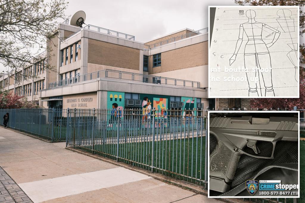 16-year-old boy found with loaded gun at NYC high school faces charges as officials announce the weapon was among 4,000 taken in the city this year