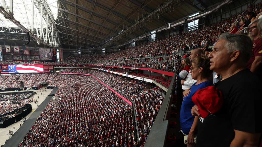 90,000 people gather for Charlie Kirk's memorial, one of the biggest tributes of its kind