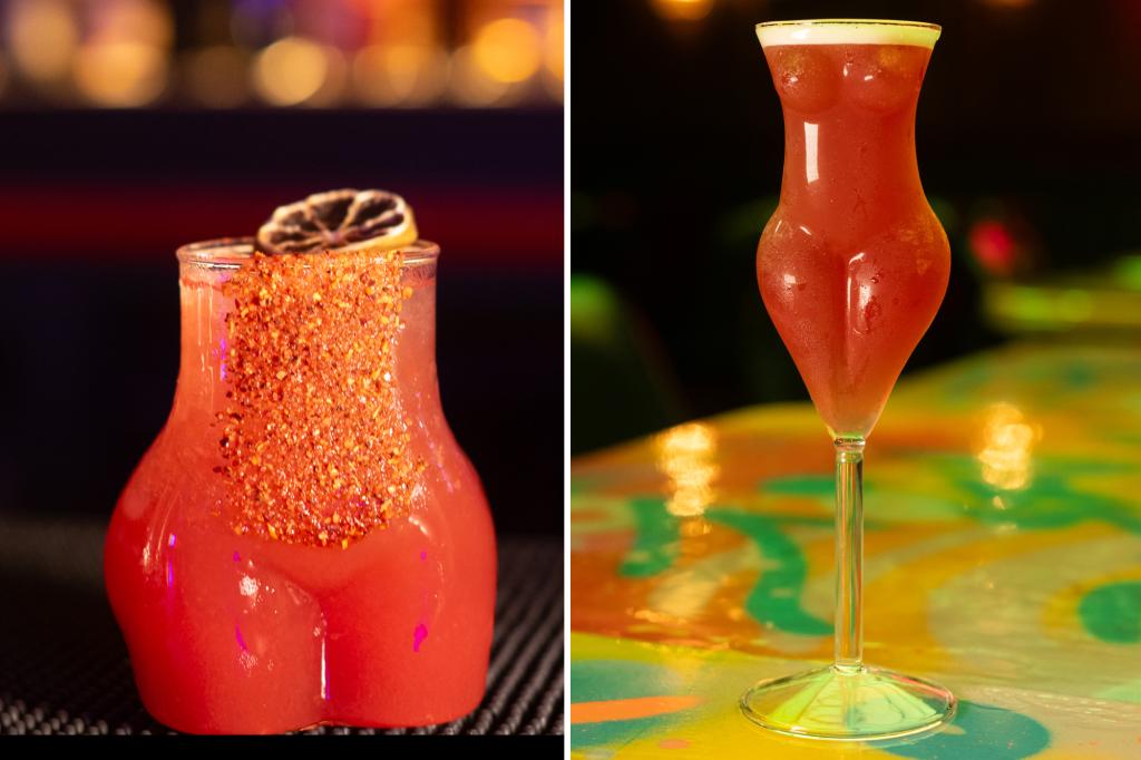 A speakeasy in Times Square is having its uniquely shaped glasses stolen.