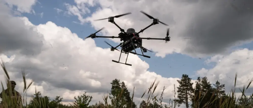 AI Drones Deployed in Ukraine Battles, Signifying a New Chapter in Warfare