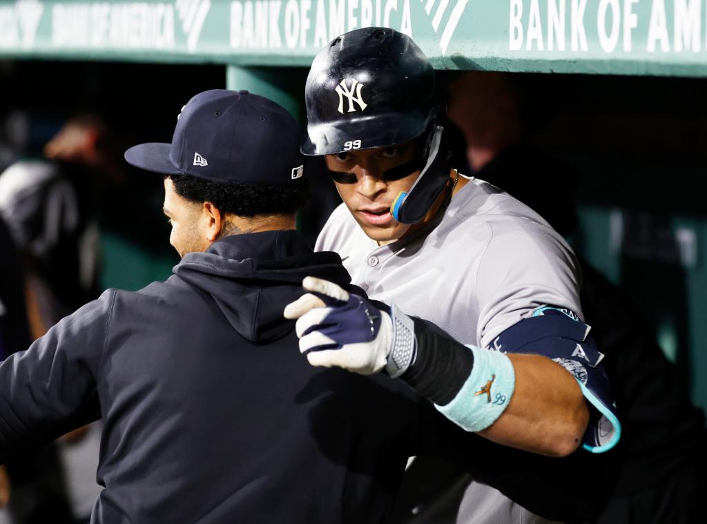 Aaron Judge of the Yankees ready to return to the outfield after missing three games