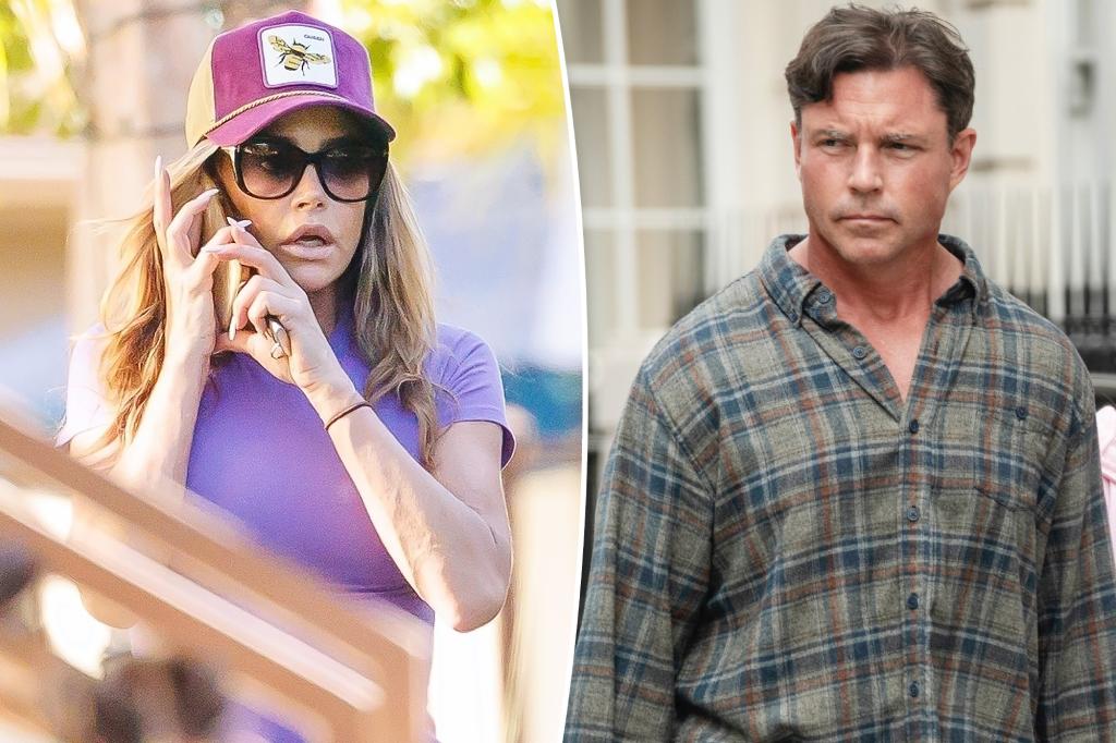 Aaron Phypers claims Denise Richards harassed him while denying domestic violence.