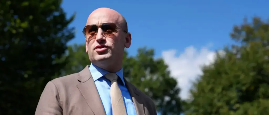 Activists Write Offensive Messages Outside Stephen Miller’s Home Days After Kirk Murder