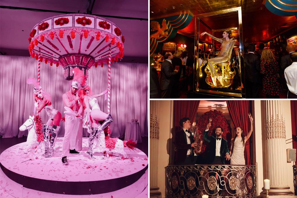 Affluent New Yorkers are hosting events as grand as Broadway productions.