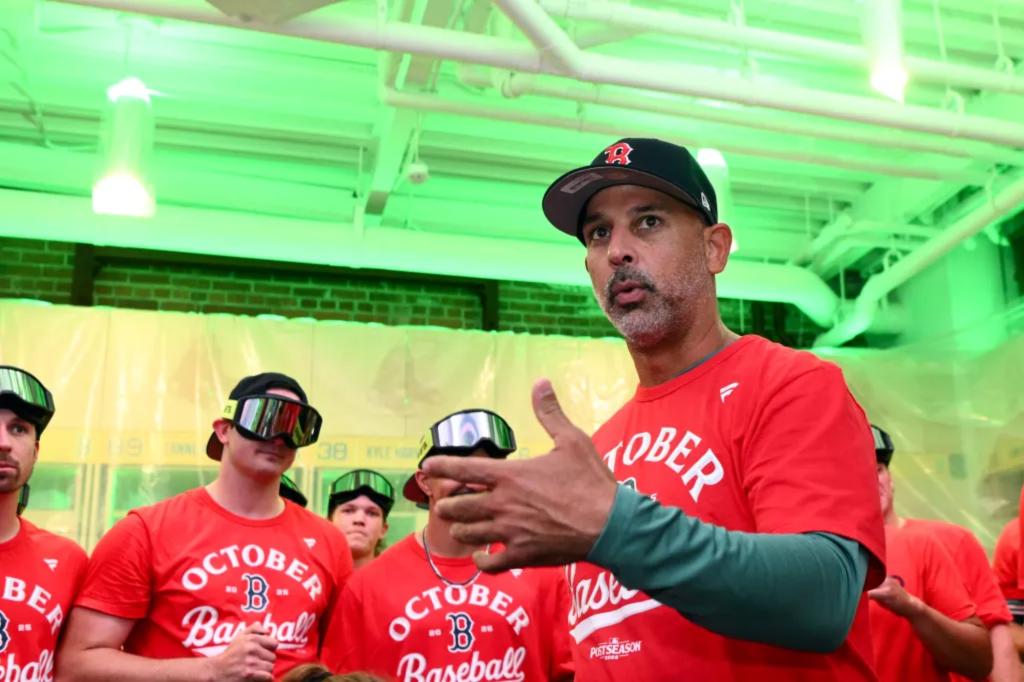 Alex Cora criticizes dismissive predictions after Red Sox secure a playoff position