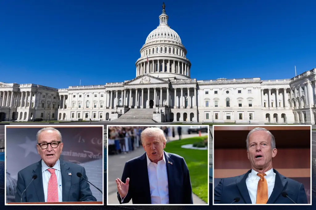 Almost 66% of Americans, including around 50% of Democrats, are against a government shutdown, according to a survey.