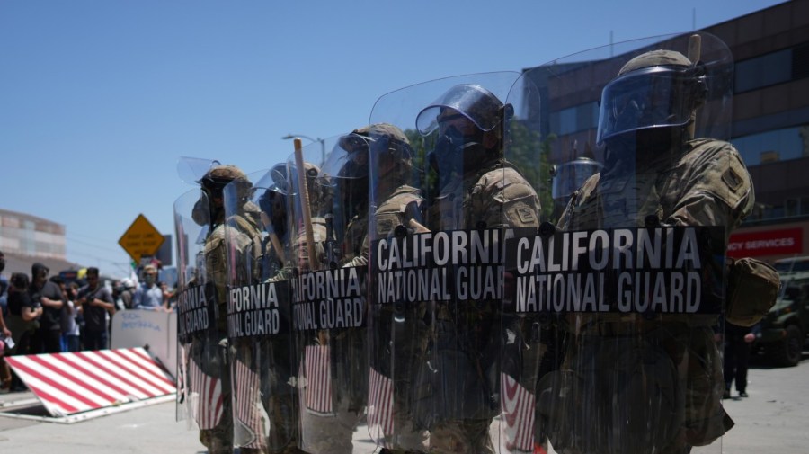 American injured in LA immigration operation requests $50 million in federal claim