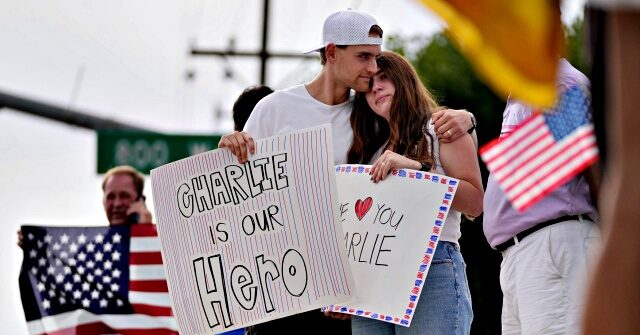 Americans Honor Charlie Kirk Outside TPUSA Headquarters