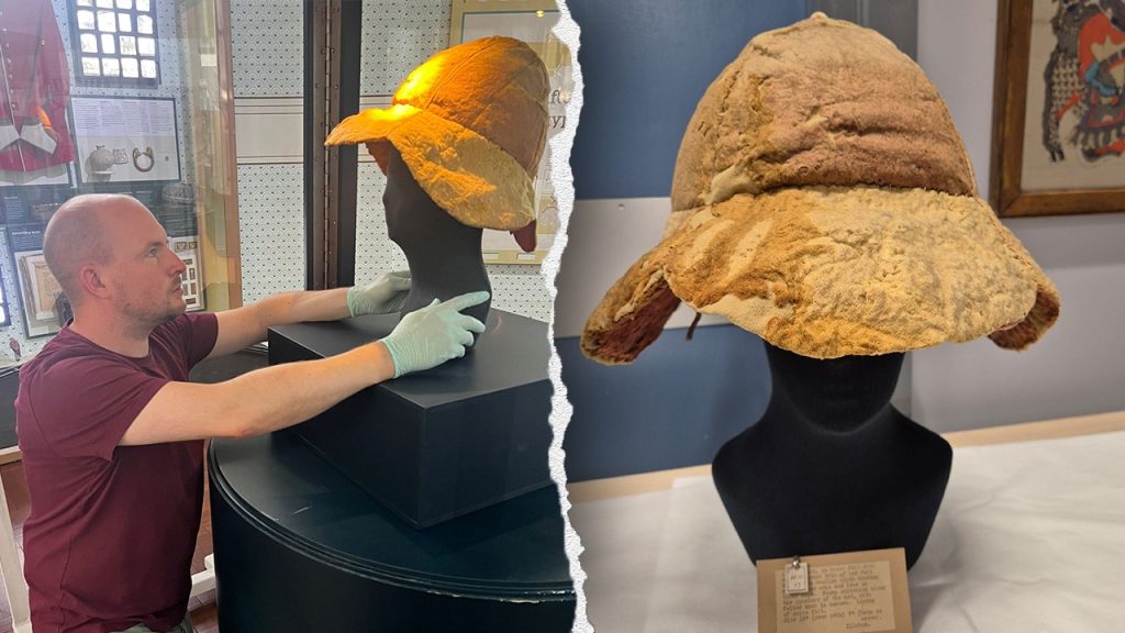 Ancient Egyptian sun hat shown for the first time, 115 years after it was found