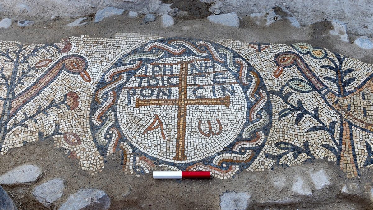 Ancient mosaic uncovers a 1,600-year-old elderly care center.
