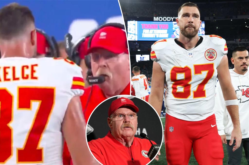Andy Reid discusses intense Travis Kelce incident during Chiefs' victory