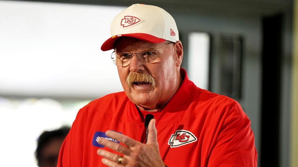 Andy Reid wonders why the Chargers player wasn't removed from the game after the hit on Travis Kelce.