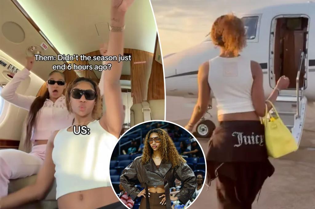 Angel Reese shares video of private jet amid uncertainty about WNBA career