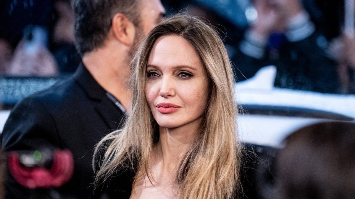 Angelina Jolie expresses concerns about America at a festival event.