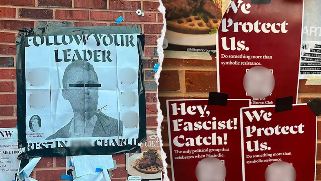 Another set of threatening flyers about Charlie Kirk discovered at Georgetown