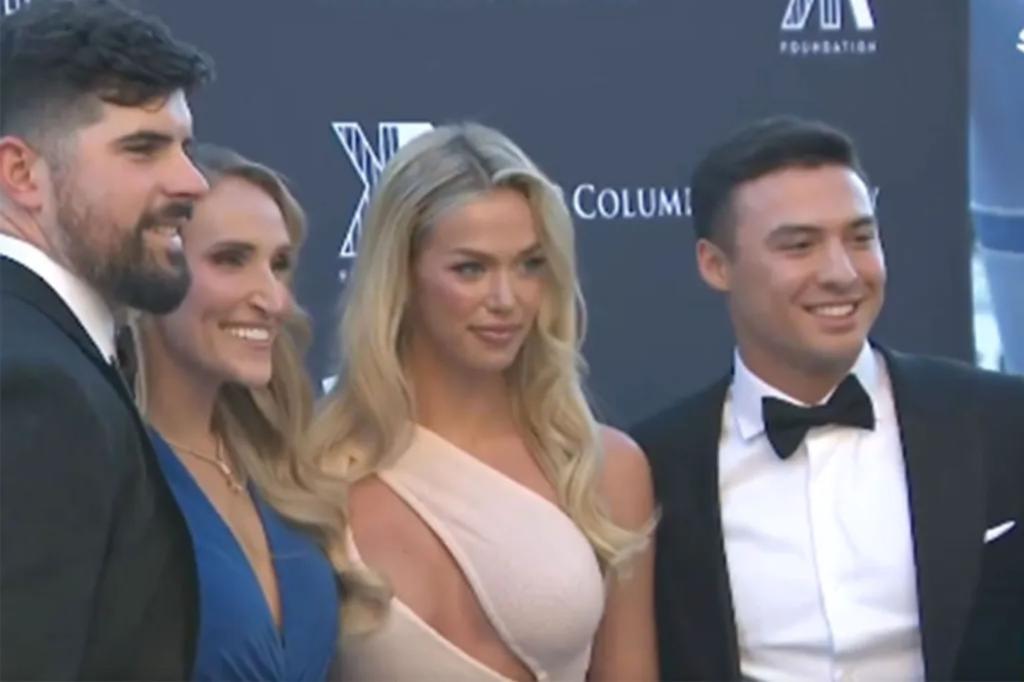 Anthony Volpe appears with a beautiful blonde at a Yankees charity event.