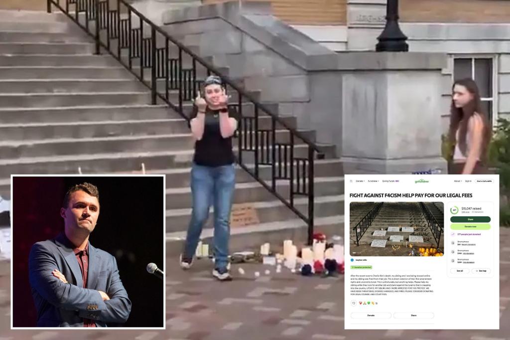 Arkansas sisters who vandalized Charlie Kirk memorial ask for money after becoming unemployed