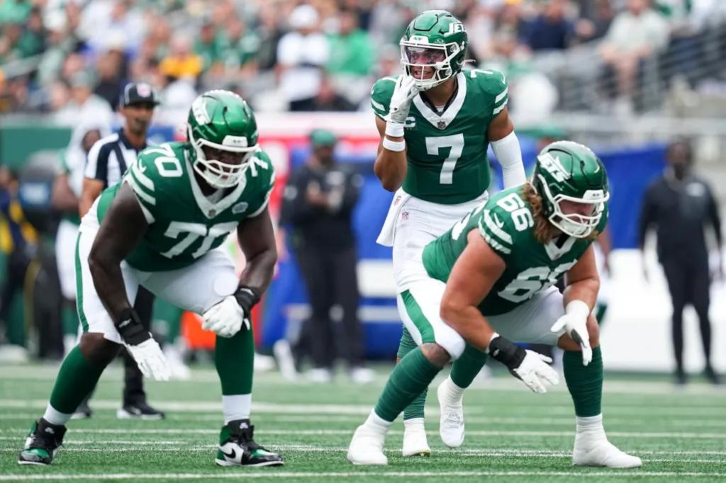 Armand Membou's incredible debut with the Jets highlights a remarkable performance from a disorganized offensive line.