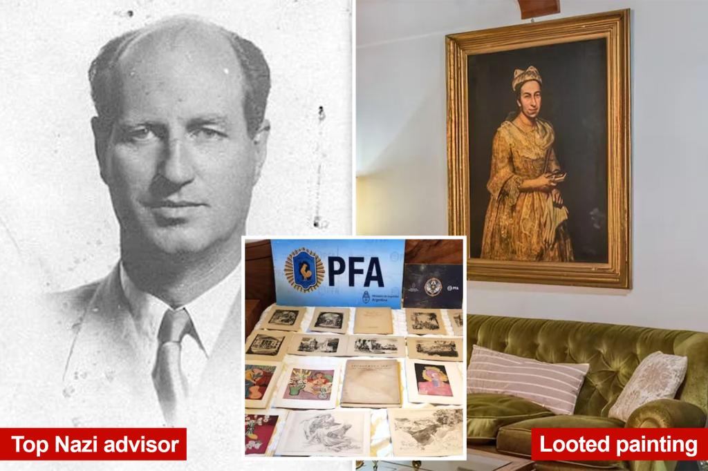 Artwork taken by Nazis found 80 years later after being seen in a property photograph