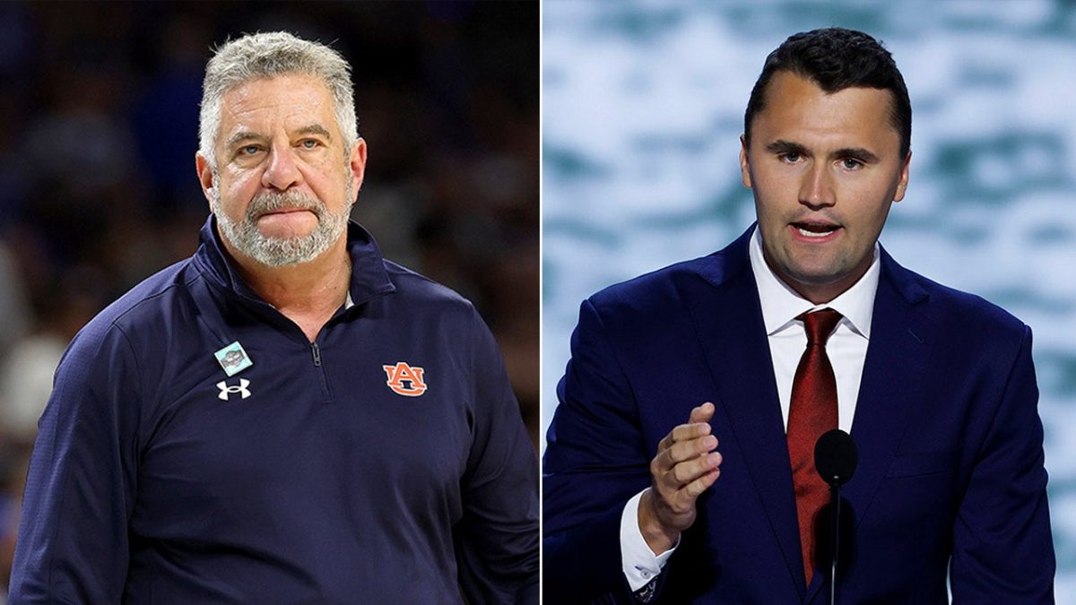 Auburn's coach Bruce Pearl honors Charlie Kirk