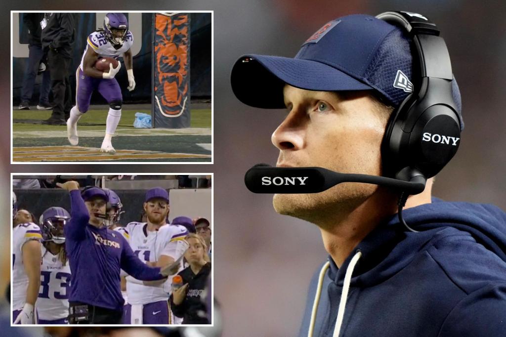 Ben Johnson criticized for fourth-quarter choice as Bears falter on Monday Night Football