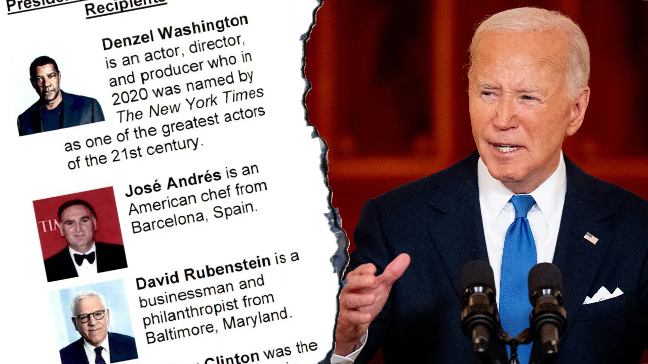 Biden's reference cards included prominent Democrats, documents reveal