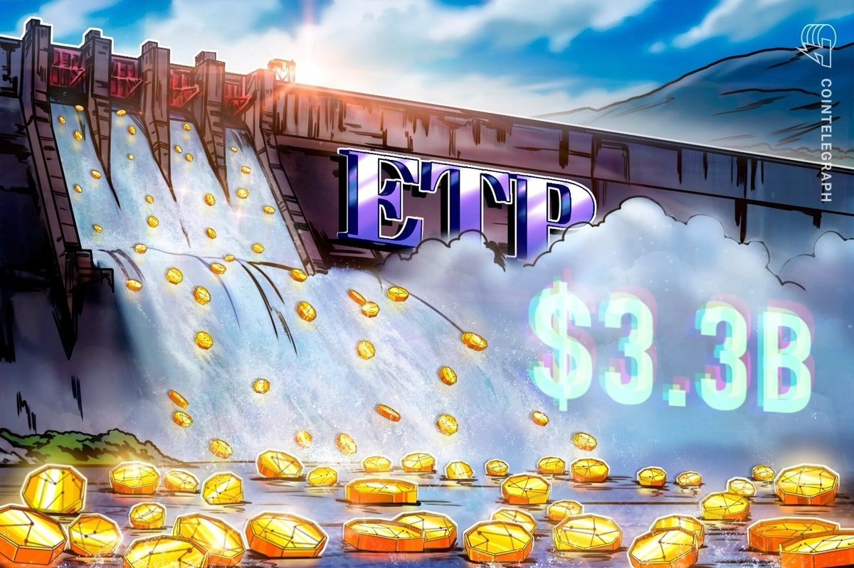 Bitcoin and Solana ETPs drive a $3.3B recovery in crypto inflows