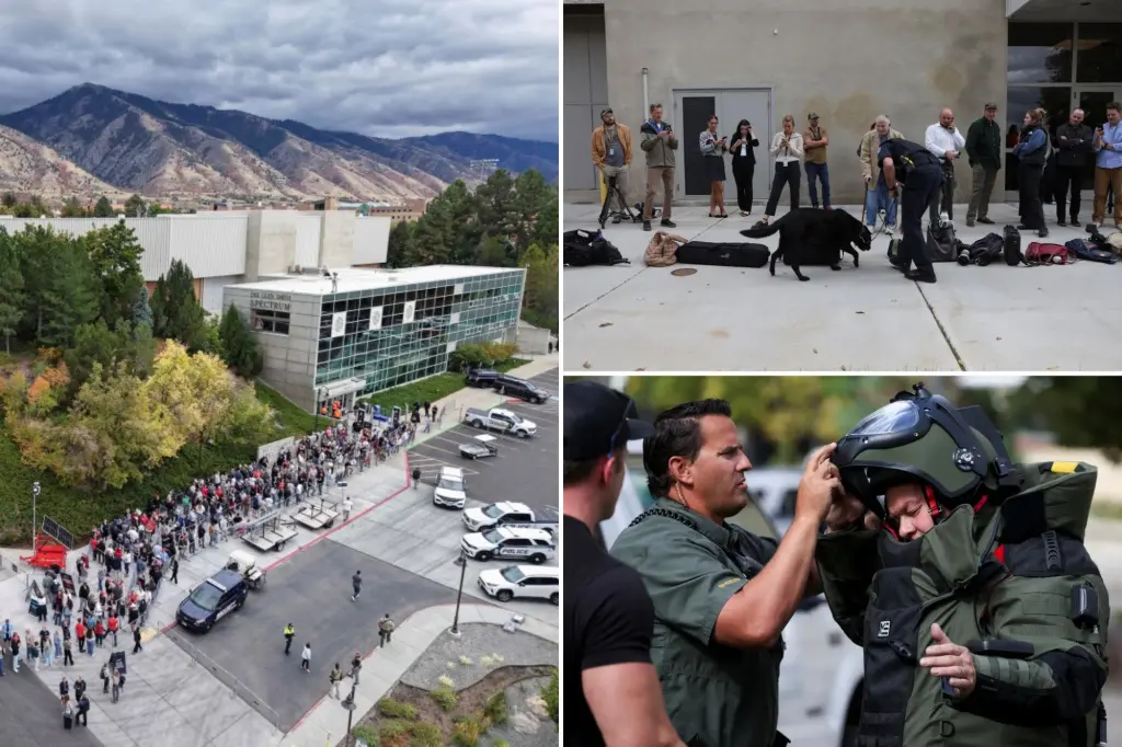 Bomb squad safely detonates a suspicious device ahead of TPUSA's first event in Utah since Charlie Kirk's assassination