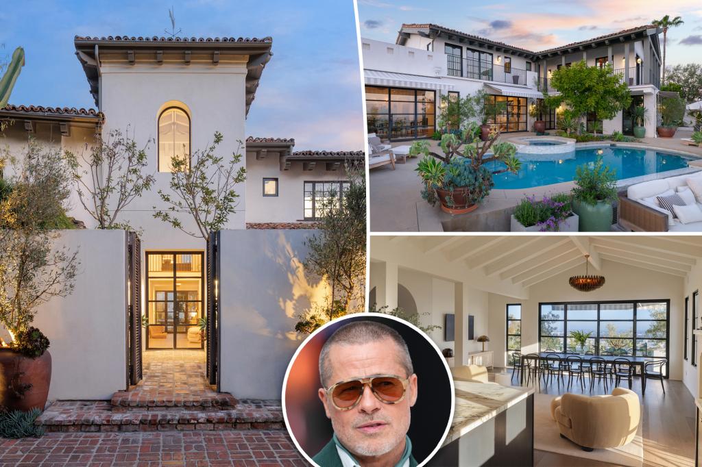 Brad Pitt purchases a $12 million home in Hollywood Hills