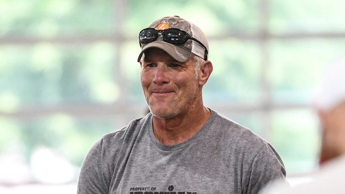 Brett Favre criticizes NFL unity messages for causing more division than unity.