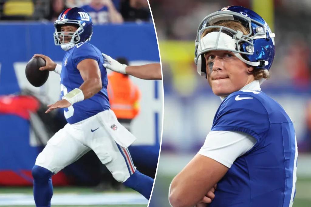 Brian Daboll hints at benching Russell Wilson as support for Jaxson Dart increases