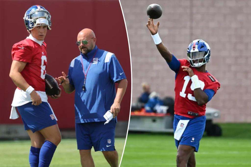 Brian Daboll stays quiet about the Giants' second-string quarterback
