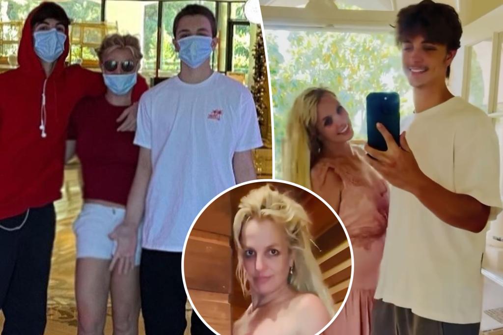 Britney Spears' connection with her sons highlighted amid concerns for her mental well-being