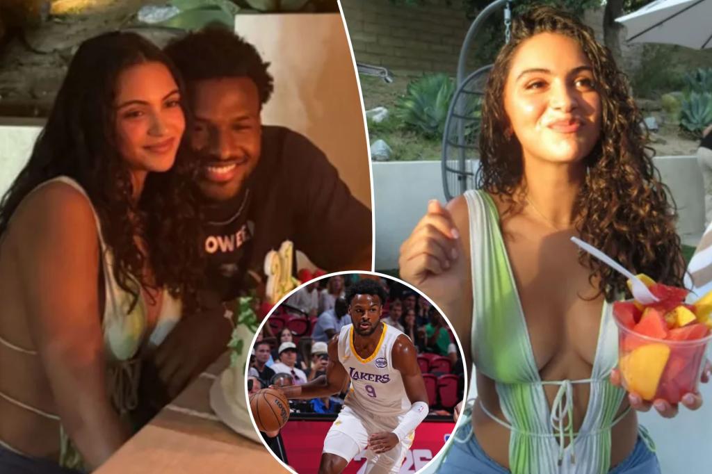 Bronny James honors his girlfriend's 21st birthday: 'My everything'