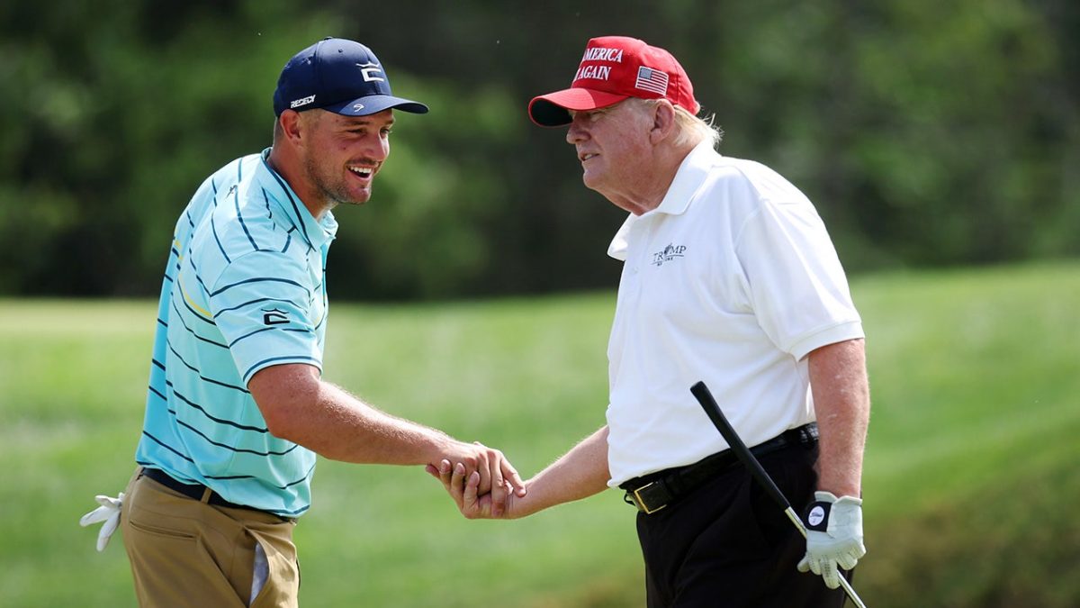 Bryson DeChambeau believes Trump could motivate Team USA for the 2025 Ryder Cup.