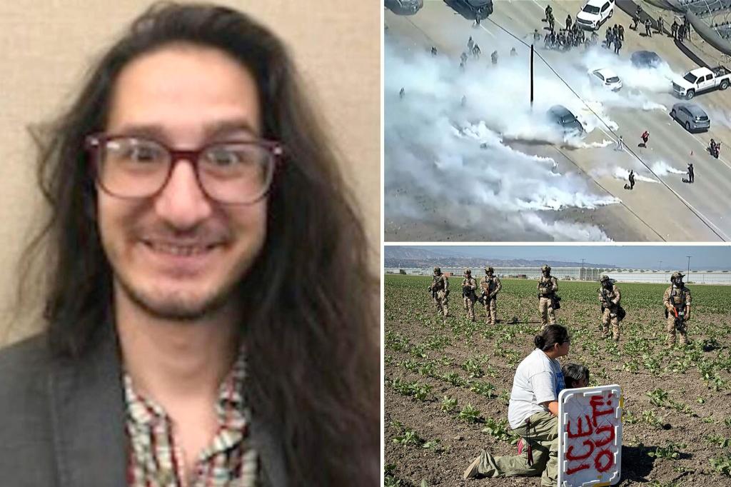 Cal State professor accused of throwing tear gas canisters at ICE agents