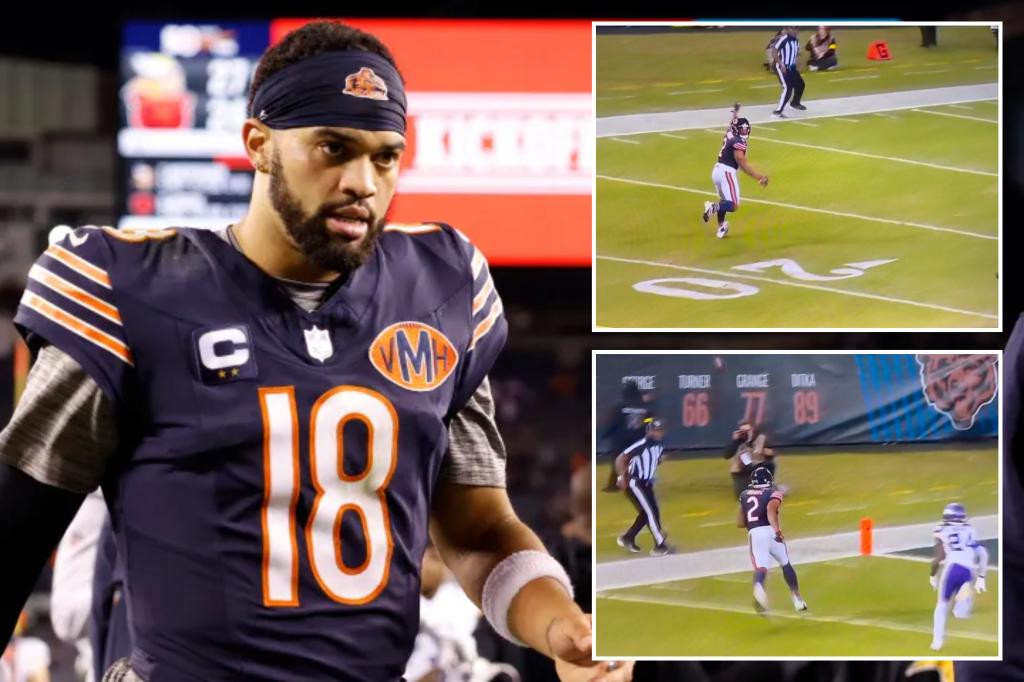 Caleb Williams’ tough pass highlights how the game slipped away from the Bears in a difficult Monday night defeat.