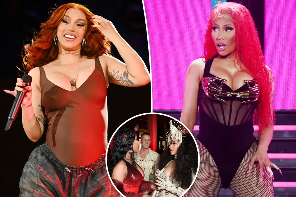 Cardi B and Nicki Minaj exchange fiery remarks in a new social media clash: 'Missed me?'