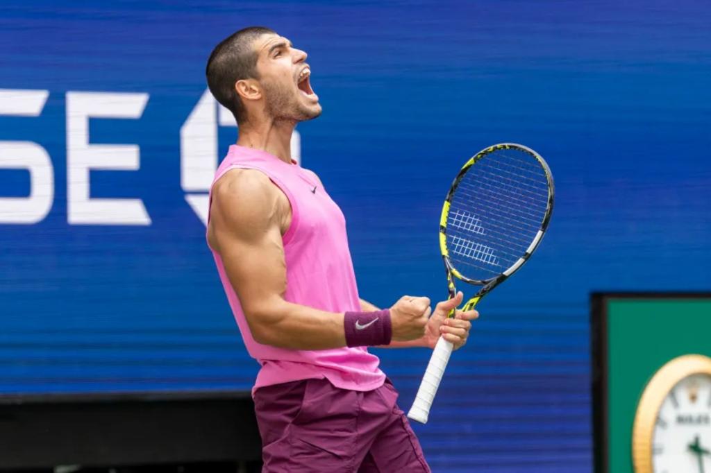 Carlos Alcaraz is doing everything he can as he aims for perfection at the US Open.